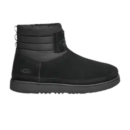 UGG: Чёрные ботинки  Classic Mini