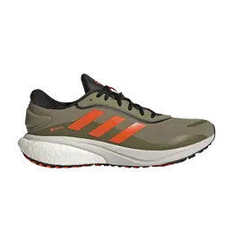 Adidas: Зелёные кроссовки  Supernova