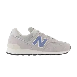 New Balance: Серые кроссовки  574