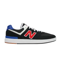 New Balance: Синие кроссовки  574