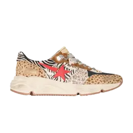 Golden Goose: Серые кроссовки  Running Sole