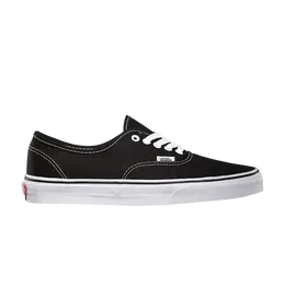 Vans: Чёрные кроссовки  Authentic