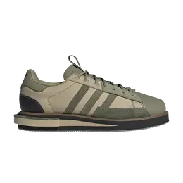 Adidas: Коричневые кроссовки 