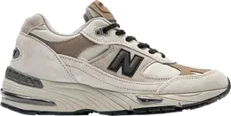New Balance: Бежевые кроссовки  991