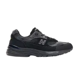 New Balance: Чёрные кроссовки  992