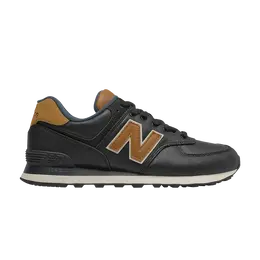 New Balance: Чёрные кроссовки  574