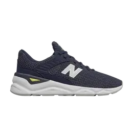 New Balance: Синие кроссовки 
