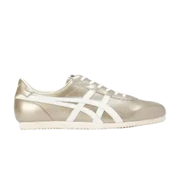 Asics: Серебристые кроссовки 