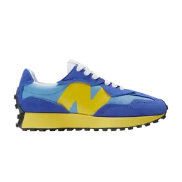 New Balance: Синие кроссовки  327