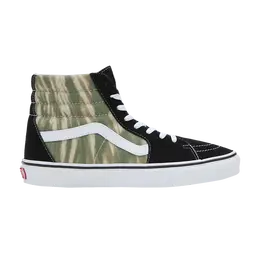 Vans: Зелёные кроссовки  Sk8-Hi