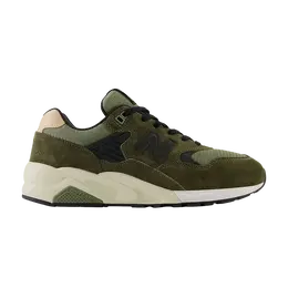 New Balance: Зелёные кроссовки 