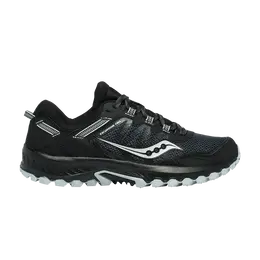 Saucony: Чёрные кроссовки 
