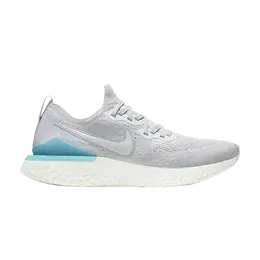 Nike: Серые кроссовки  Epic React Flyknit 2