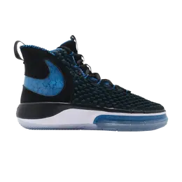 Nike: Чёрные кроссовки  Alphadunk