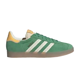 Adidas: Зелёные кроссовки  Gazelle