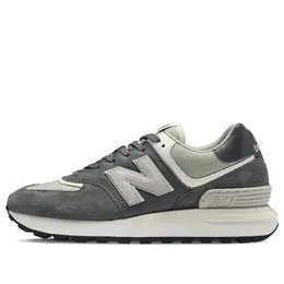 New Balance: Серые кроссовки  574