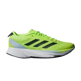Adidas: Зелёные кроссовки  Adizero