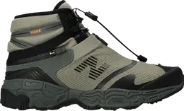 New Balance: Зелёные кроссовки 