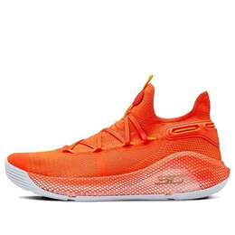 Under Armour: Оранжевые кроссовки  Curry 6