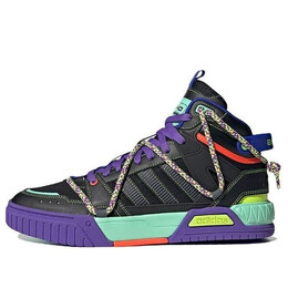 Adidas: Фиолетовые кроссовки 