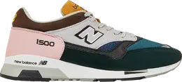 New Balance: Зелёные кроссовки  1500