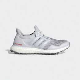 Adidas: Серые кроссовки  UltraBoost