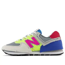 New Balance: Серые кроссовки  574