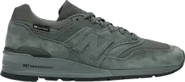 New Balance: Зелёные кроссовки  997