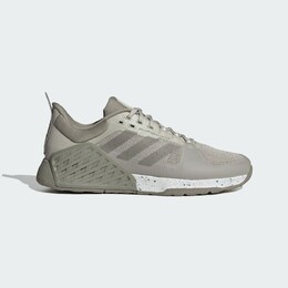 Adidas: Серебристые кроссовки 