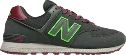 New Balance: Тёмные кроссовки  574