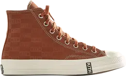 Converse: Оранжевые кроссовки  Chuck 70