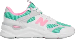 New Balance: Зелёные кроссовки 