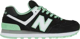 New Balance: Чёрные кроссовки  574