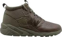 New Balance: Зелёные кроссовки 