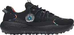 Under Armour: Чёрные кроссовки 