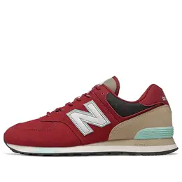 New Balance: Красные кроссовки  574