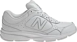 New Balance: Белые кроссовки 