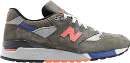 New Balance: Зелёные кроссовки 