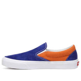 Vans: Голубые кроссовки  Classic Slip On