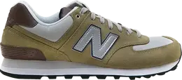 New Balance: Коричневые кроссовки  574