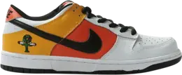 Nike: Оранжевые кроссовки  Dunk Low Pro SB