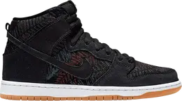 Nike: Чёрные кроссовки  Dunk High Pro SB