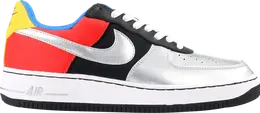 Nike: Чёрные кроссовки  Air Force 1