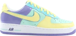 Nike: Зелёные кроссовки  Air Force 1