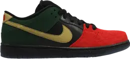 Nike: Красные кроссовки  Dunk Low Pro SB