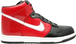 Nike: Красные кроссовки  Dunk High