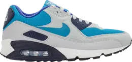 Nike: Голубые кроссовки  Air Max 90