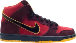 Nike: Красные кроссовки  Dunk High Premium SB