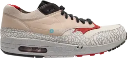 Nike: Серые кроссовки  Air Max 1