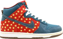 Nike: Синие кроссовки  Dunk High Premium SB